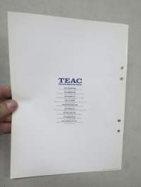 TEAC V-8000S / V-7000 / V-5000 / V-3000 / CD-Z5000 / CD-P4500 / CD-P4100 / CD-P3100 -myyntiesite