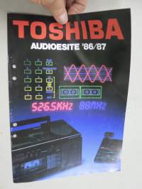 Toshiba Audio HiFi 1986-1987 -myyntiesite