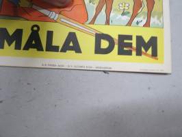 Måla dem - Alga-bok -Ab Finska Alga - Oy Suomen Alga -värityskirja, käyttämätön