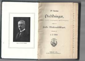 K A Wrede / Predikningar II  Helsingfors 1909 Finska Missionssällskapet  sidottu kirjaksi