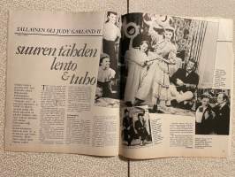 Me Naiset 1976 nro 3 ilmestynyt 15.1.1976, Salomon, Katri Helena, Anneli Sistonen, Jukka Kuoppamäki ja Tapani Kansa koreana kavalla, Judi  Garland osa II