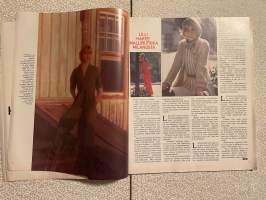 Me Naiset 1976 nro 5 ilmestynyt 29.1.1976,  Lilli Kaipainen, Muoti, ravintola Kappeli, Marlene Dietrich osa I