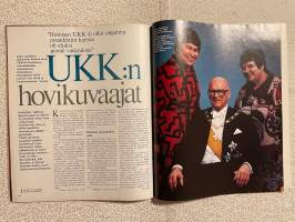 Me Naiset 1976 nro 20, ilmestynyt 13.5.1976, Tamara Lund, äitini Martta  Salmela-Järvinen, presidentin hovikuvaajat