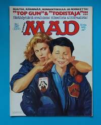 Suomen Mad 1/1987 - Top Gun &amp; Todistaja.  (Sarjakuvat, sarjakuvalehdet, sopiva keräilykappaleeksi)