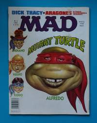 Suomen Mad 1/1991 - Mutanat Turtle.  (Sarjakuvat, sarjakuvalehdet)