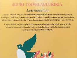 Suuri toivelaulukirja - Lastenlauluja