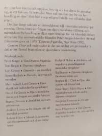 Djur &amp; människor, en antologi i djuretik