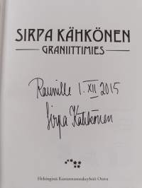 Graniittimies (tekijän omiste, signeerattu)