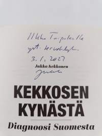 Kekkosen kynästä : Diagnoosi Suomesta (signeerattu, tekijän omiste)