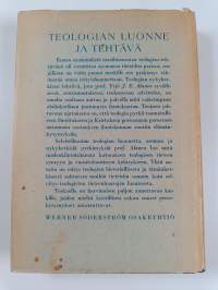 Teologian luonne ja tehtävä (Profeetallinen empirismi)
