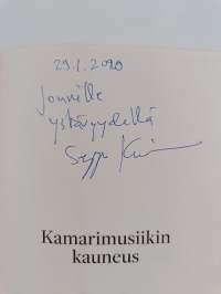 Kamarimusiikin kauneus (signeerattu, tekijän omiste)