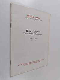 Defence budgeting : the British and American cases