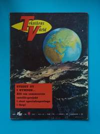 Teknikens Värld 8/1957 - Bilnyheter, test av bilar och mycket mera  (Aikakauslehdet, tekniikka, 50-luku, nostalgia, tidning, tidskrift.)