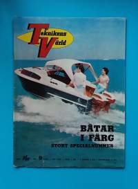 Teknikens Värld 9/1957 - Bilnyheter, test av bilar och mycket mera  (Aikakauslehdet, tekniikka, 50-luku, nostalgia, tidning, tidskrift.)