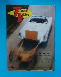 Teknikens Värld 2/1957 - Bilnyheter, test av bilar och mycket mera  (Aikakauslehdet, tekniikka, 50-luku, nostalgia, tidning, tidskrift.)