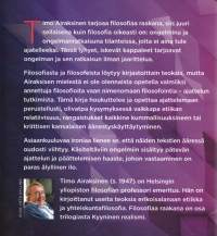 Filosofiaa raakana  -Johdatus ajattelun arvoituksiin