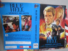 Blue Hell - Verinen helvetti (Bleu comme l´enfer) -alkuperäinen VHS-kasetin kansipaperi
