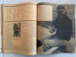Me Naiset 1972 nro 22/23 ilmestynyt 7.6.1972, Ravintola Pohjanhovi, Richard Burton, sisustusopas