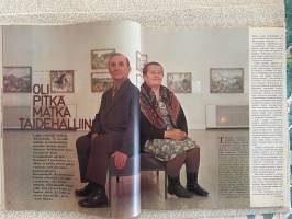 Me Naiset 1976 nro 21 ilmestynyt 20.5.1976, Tamminiemi, Andreas Alariesto, kuningatar Elisabetin luona kylässä