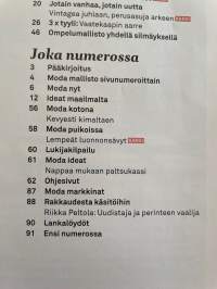 Moda 2014 nr 1, Vintage mekko, sisältää kaava-arkin