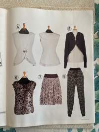 Moda 2014 nr 9, tyylikkäänä juhlakauteen, sisältää kaava-arkin