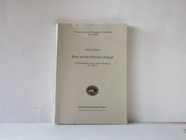 Rome and the Ptolemies of Egypt - The Development of their Political Relations 273-80 B.C.