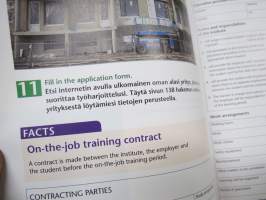 Enter - Construction -englanninkieltä rakennusalan ammatti- / työtehtäviin, oppikirja