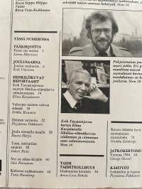 Kotiliesi 1983 nr 24 joulukuu / joulunumero, muotikuvissa Anne Pohtamo, Toini Sanila kolttatilan emäntä, kiehtova nukkemuseo Mon Plaisir