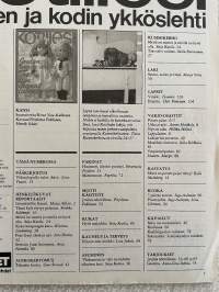 Kotiliesi 1981 nr 21, Pelkosenniemen Suvannon kylä, hyvä maljakko, kaava-arkki