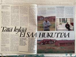 Kotiliesi 1981 nr 21, Pelkosenniemen Suvannon kylä, hyvä maljakko, kaava-arkki