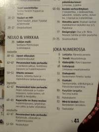 Suuri Käsityö 2012 nr 3, Paola Suhosen silkkimekko, Amy Butler mm. lattiatyyny, kaava-arkki