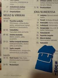 Suuri Käsityö 2012 nr 4, mekot 32-44, kaava-arkki