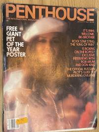 Penthouse 1984 nr 1 -aikuisviihdelehti / adult graphics magazine