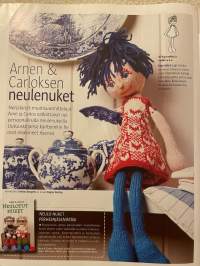Suuri Käsityö 2012 nr 9, Arnen ja Carloksen neulenukke, kaava-arkki