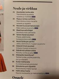 Moda 2013 nr 8, pipot ja huivit, nipsulaukku ja vyö, sisältää kaava-arkin