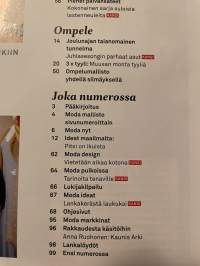 Moda 2013 nr 10, sisältää kaava-arkin