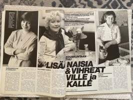 Kotiliesi 1983 nr 8, Juha Ruutsalo, Hiekkarannan piha (Keuruu), eduskuntaan tuli