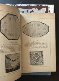 Beyers Handarbeitsbücher -käsityölehdet (2 kpl) 1920-luvulta ja kaava- ja malleja sisältävä julkaisu &quot;Riseljöötikandid&quot;