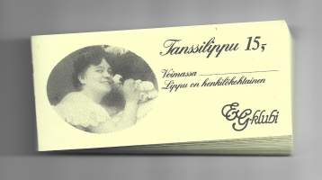 EG klubi  Turku tanssilippu -( Elli ja Gunnar) - täysi 100 kpl nippu