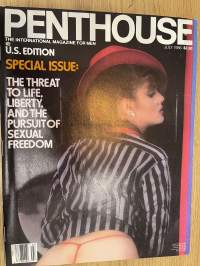 Penthouse 1986 nr 7 -aikuisviihdelehti / adult graphics magazine