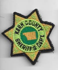 Kern County Sheriff´s Dept.  - hihamerkki poliisi