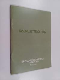 Jäsenluettelo 1985 : Ravitsemusterapeuttien yhdistys