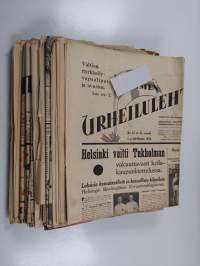 Suomen urheilulehti 1934 No 27-32, 34-50 ,52-64