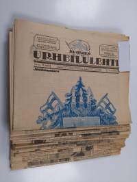 Suomen urheilulehti 1926 No 12, 32-37, 40-45, 49-51