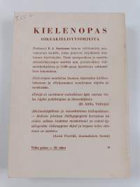 Kielenopas : oikeakielisyysohjeita