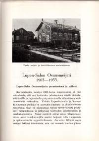 Meijeri maatalouden tukena. Lopen-Salon Osuusmeijeri 1903-1953