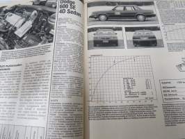 Tuulilasi 1987 nr 8 - koeajossa Dodge 600, kestotestissä Nissan Sunny 1,6 LX