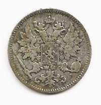 25 penniä  1899  hopeaa
