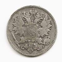 25 penniä  1902 hopeaa