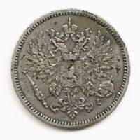 25 penniä  1908 hopeaa